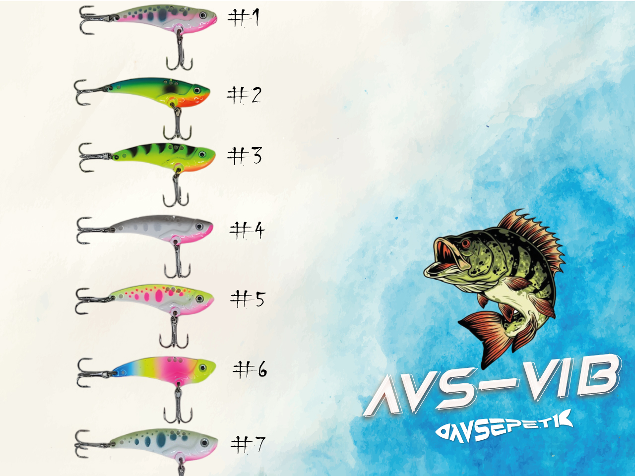 Avsepeti AVS-VIB 14gr 5cm Vibrasyon Yem