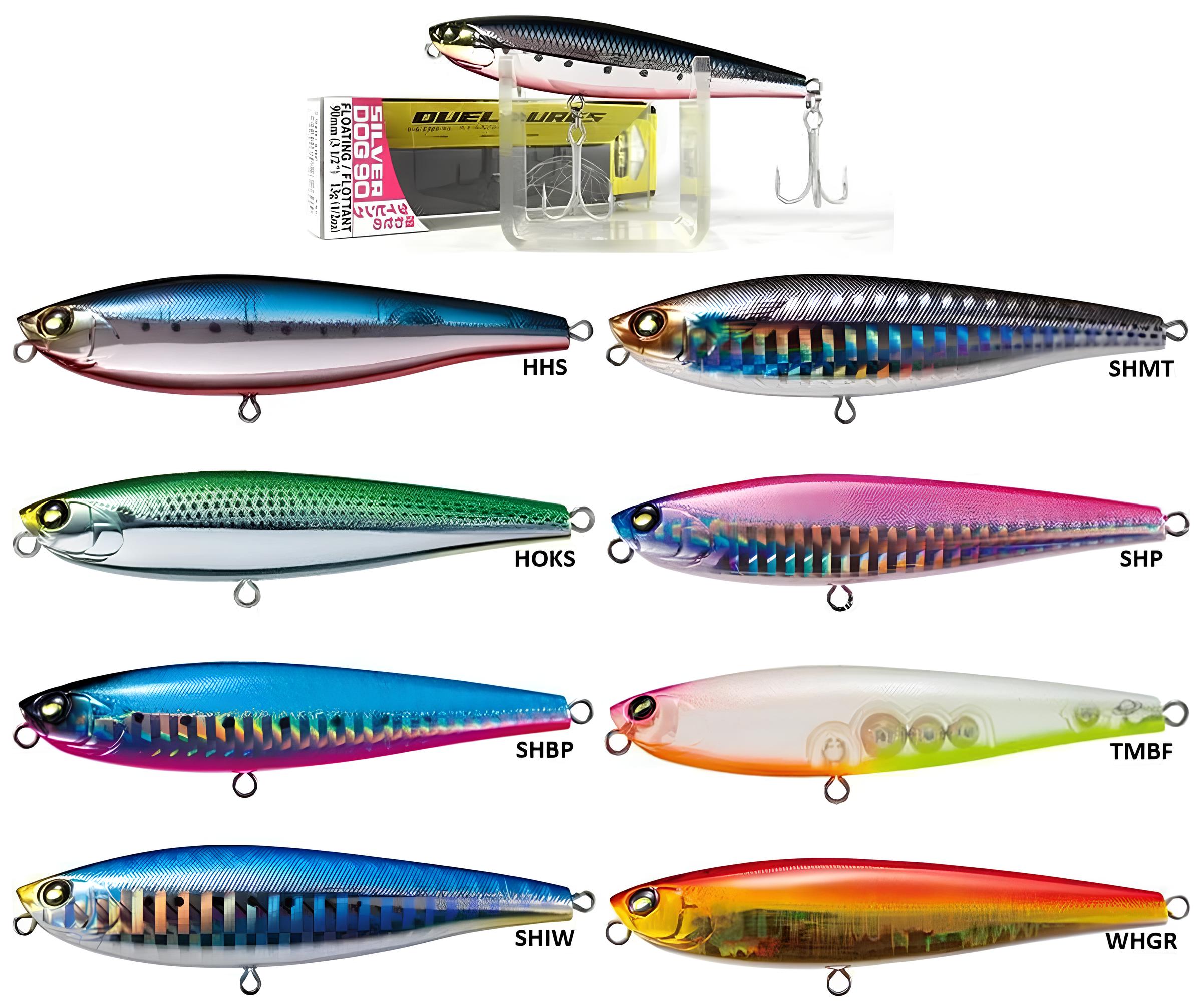 Duel Lures Silver Dog 90 F940 Floating-Flottant 9cm 13g Maket Yem