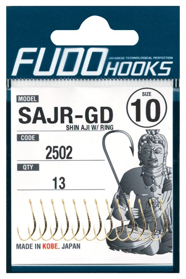 Fudo 2501 Shin-Aji Black Nikel Olta İğnesi Sıze 6