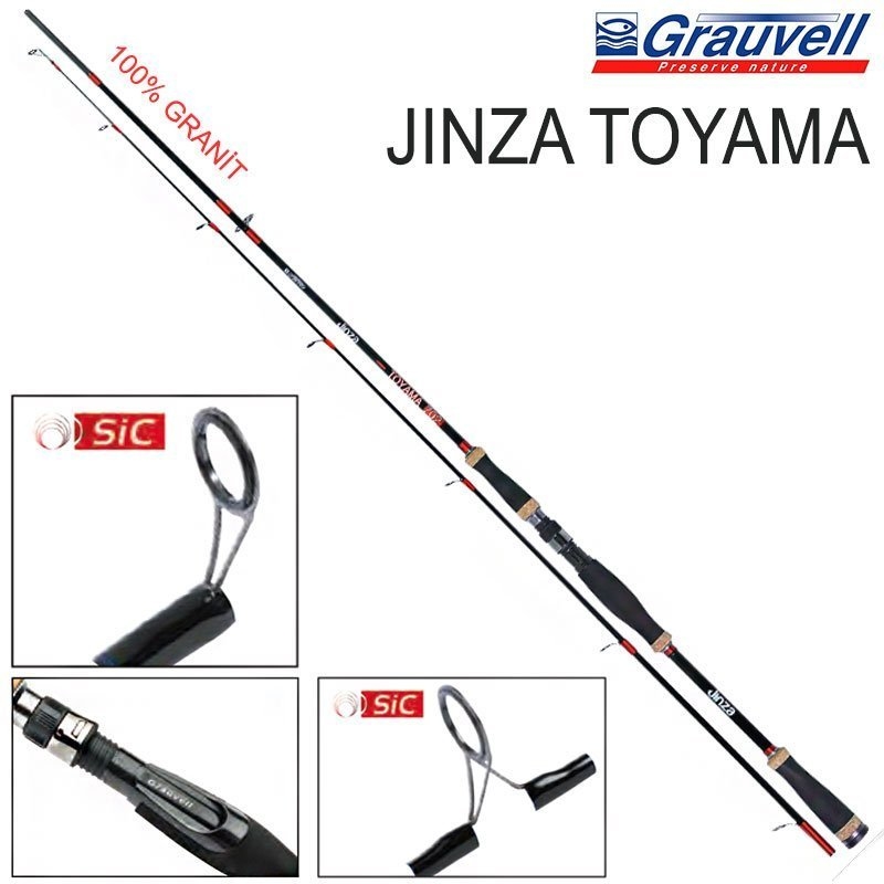 Jinza Toyama Spin Kamış 10-40 gr