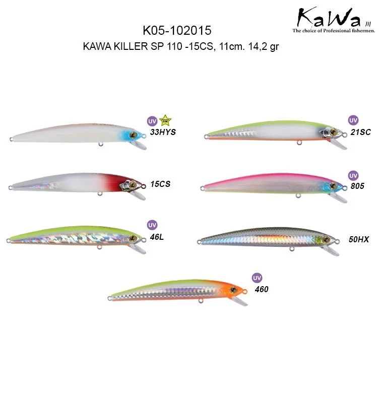 KawaJil K05-1020 Kawa Killer SP110 11cm 14.2gr Sahte Maket Yem