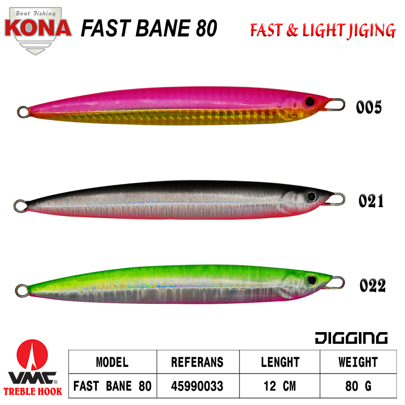 Kona Fast Bane Jig 80 gr