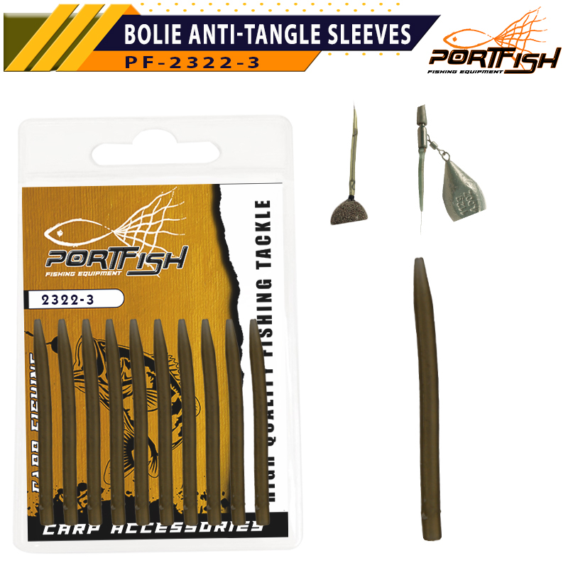 Portfish 2322-3 Boilie Anti-Tangle Sleeves 4x50 mm 10 Adet