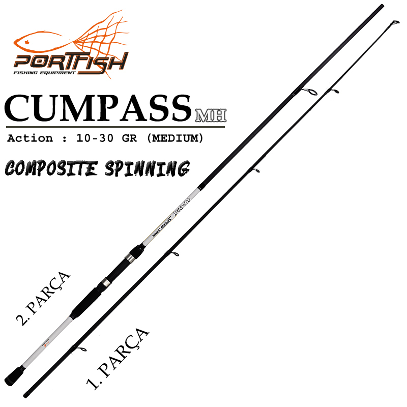 Portfish Cumpass Kamış 240 cm (Yedek Parça)