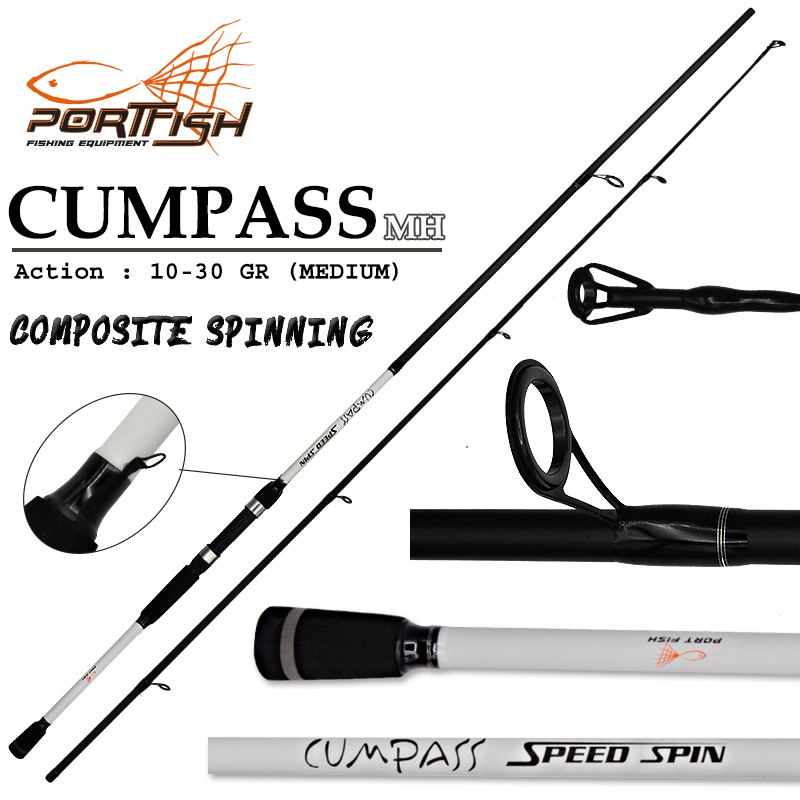 Portfish Cumpass 240cm  Spin Kamış 10 - 30 gr