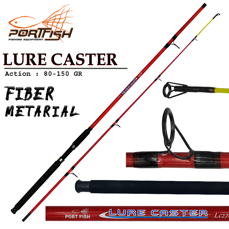 Portfish Lure Caster 240 cm Fiber Olta Kamışı 2 Parça 80-150 gr