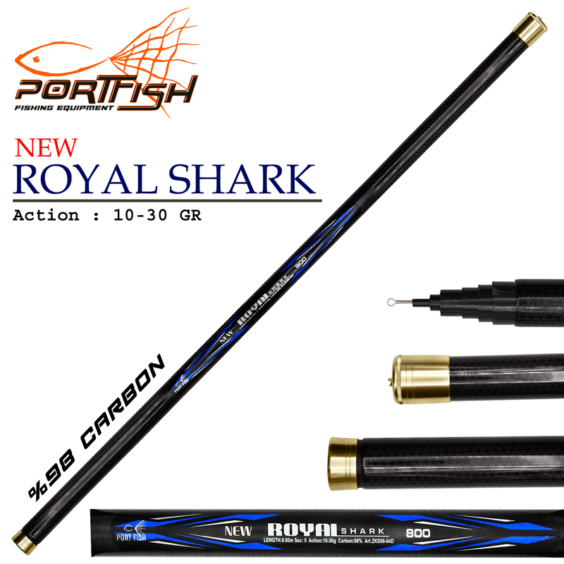 Portfish New Royal Carbon Göl Kamışı 600 cm 10-30 gr