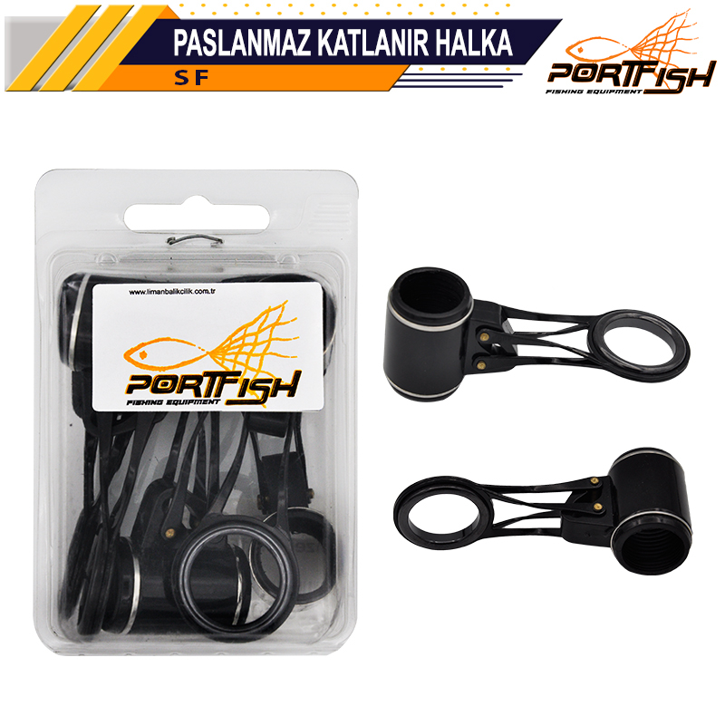 Portfish Paslanmaz Porselen Surf Katlanır Halka 5 Li Pkt