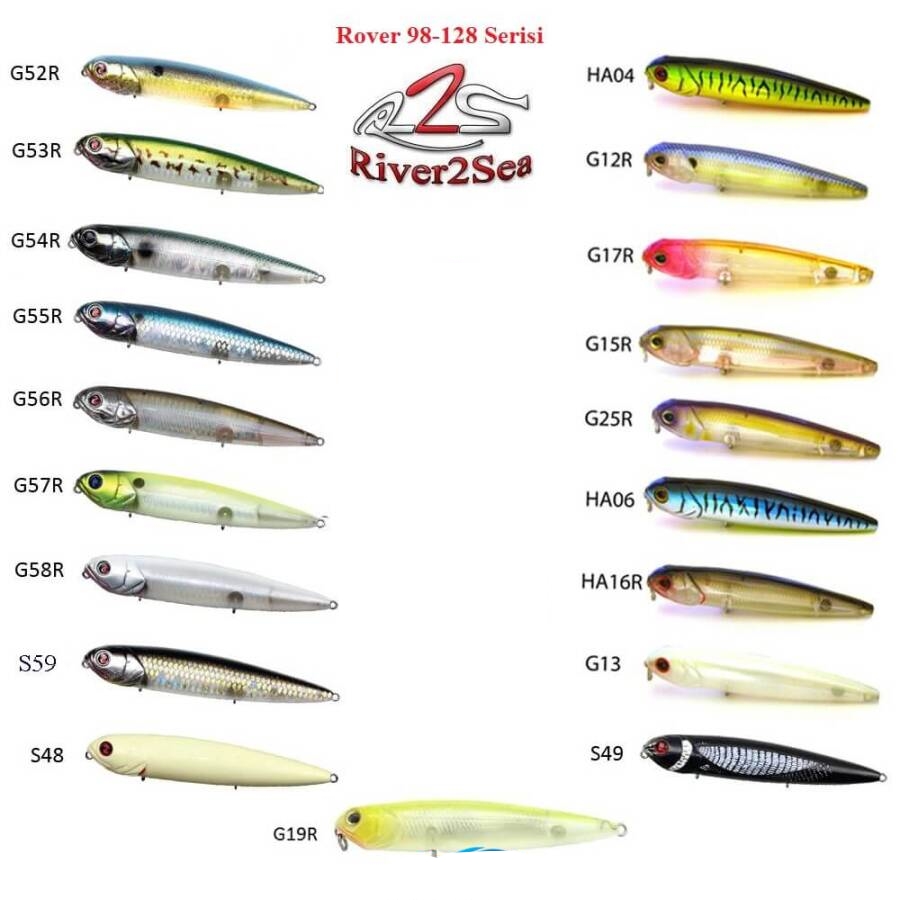 River2Sea Rover Top Water 12.8cm Suni Maket Yem