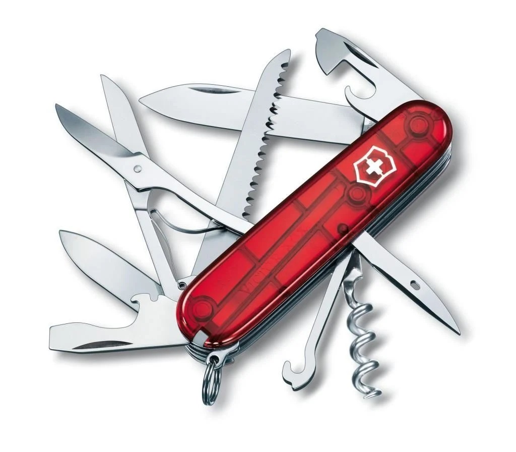 Victorinox 1.3713.T Huntsman Kırmızı İsviçre Çakısı