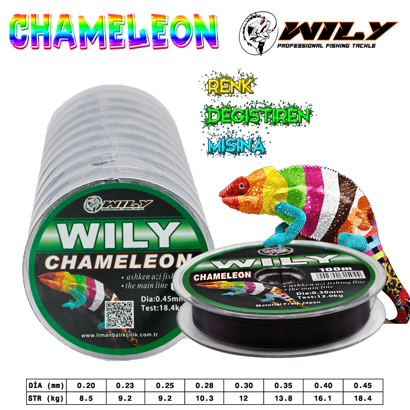 Wily Chameleon Misina 100 mt Devamlı