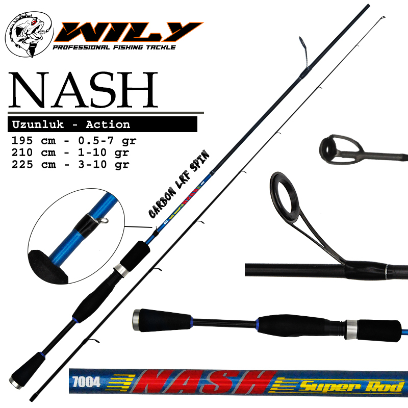 Wily Nash 210cm 1-10gr Lrf Olta Kamışı