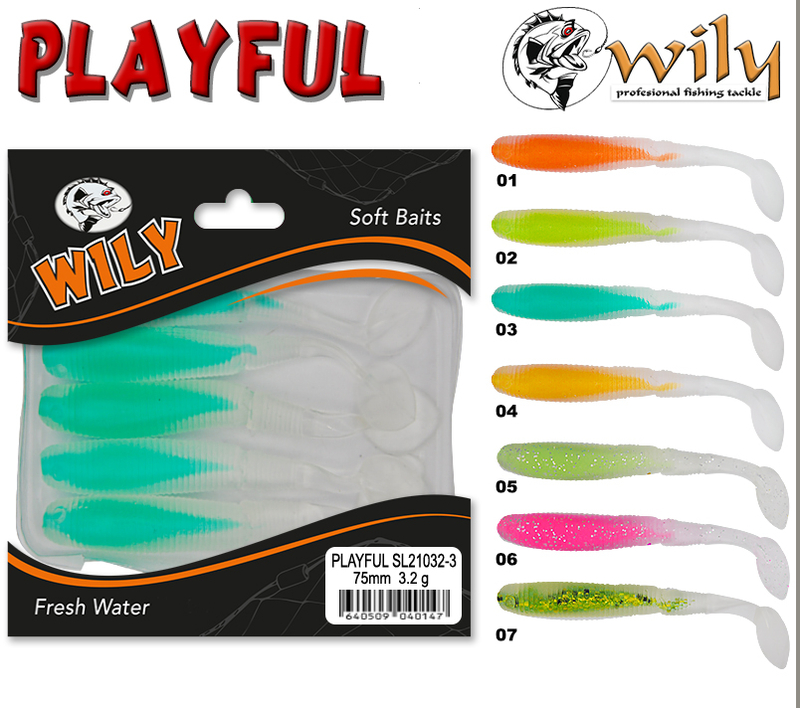 Wily Playful Silikon Yem 7.5 cm 3.2 gr